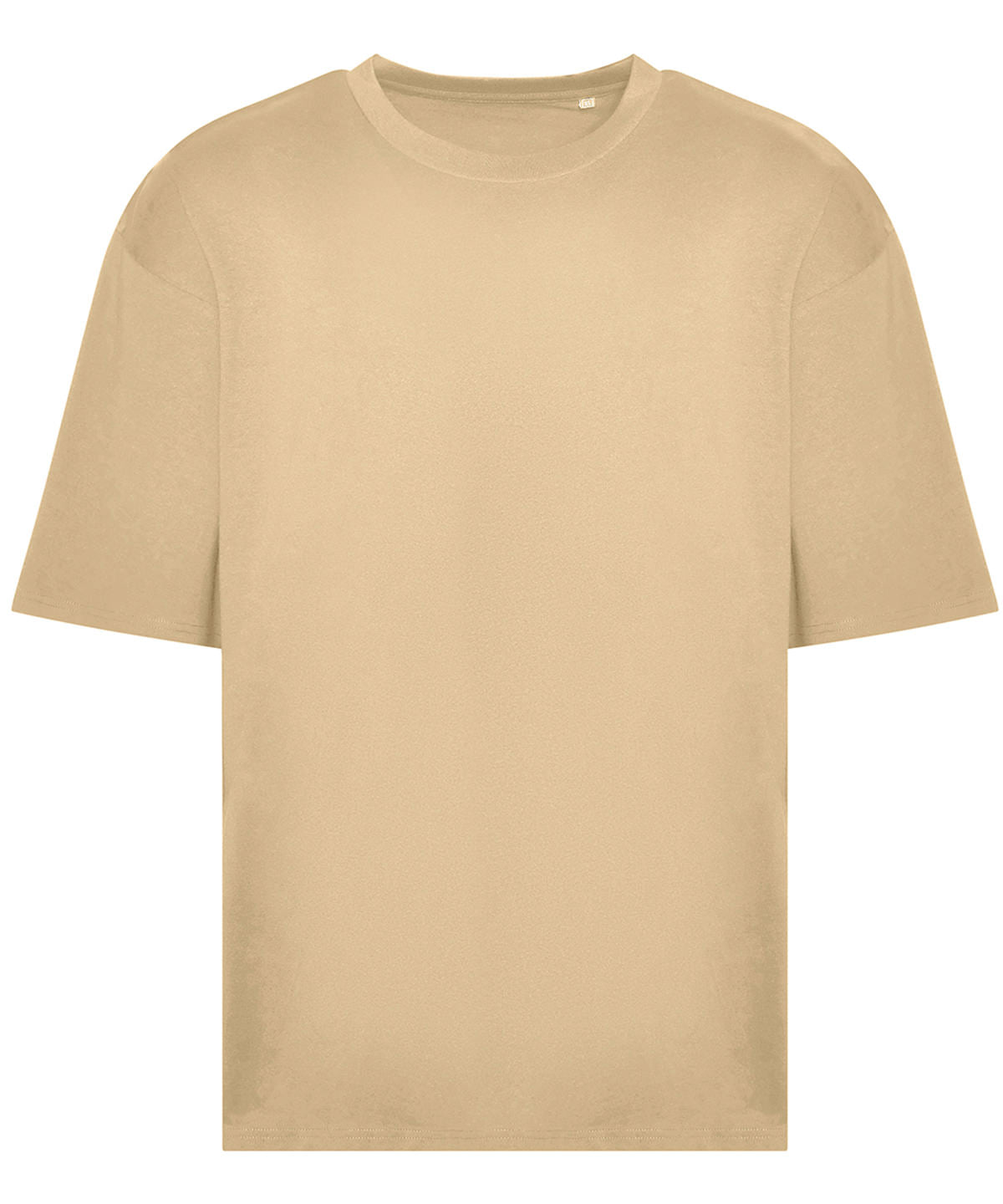 AWDis Just T's Oversize 100 T in Desert Sand, front view