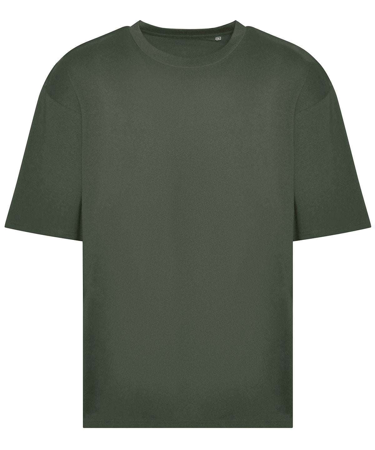 AWDis Just T's Oversize 100 T in Earthy Green, front view