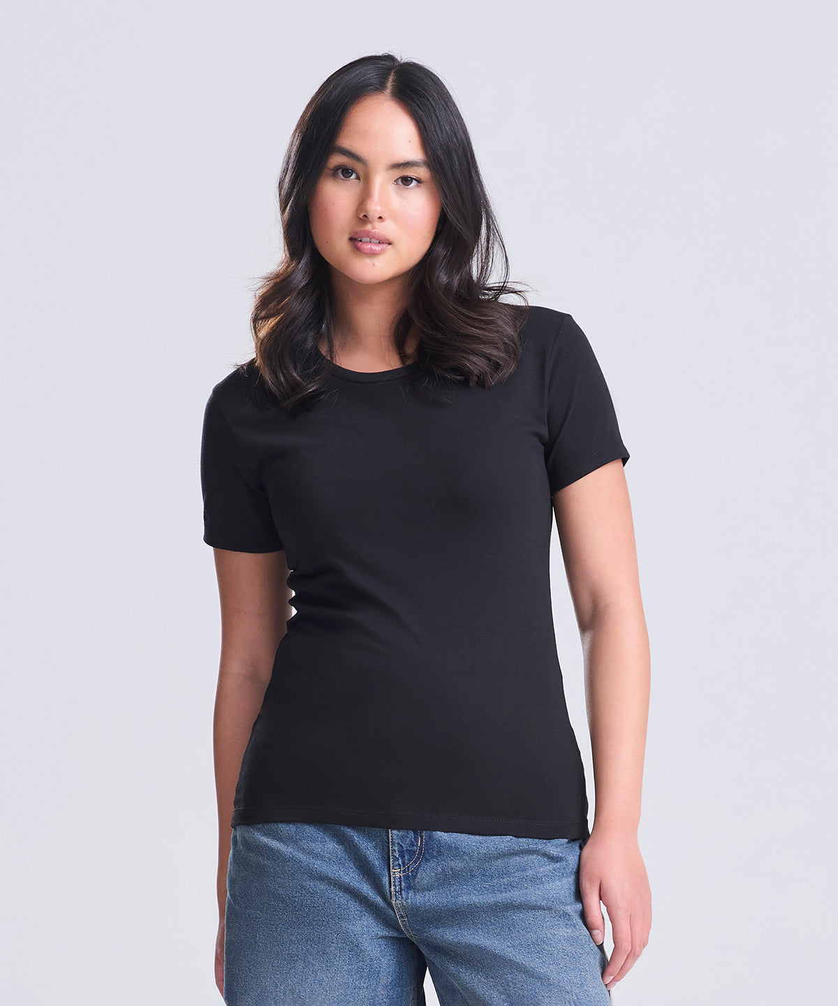 AWDis Just T's Women's triblend T, lifestyle photo
