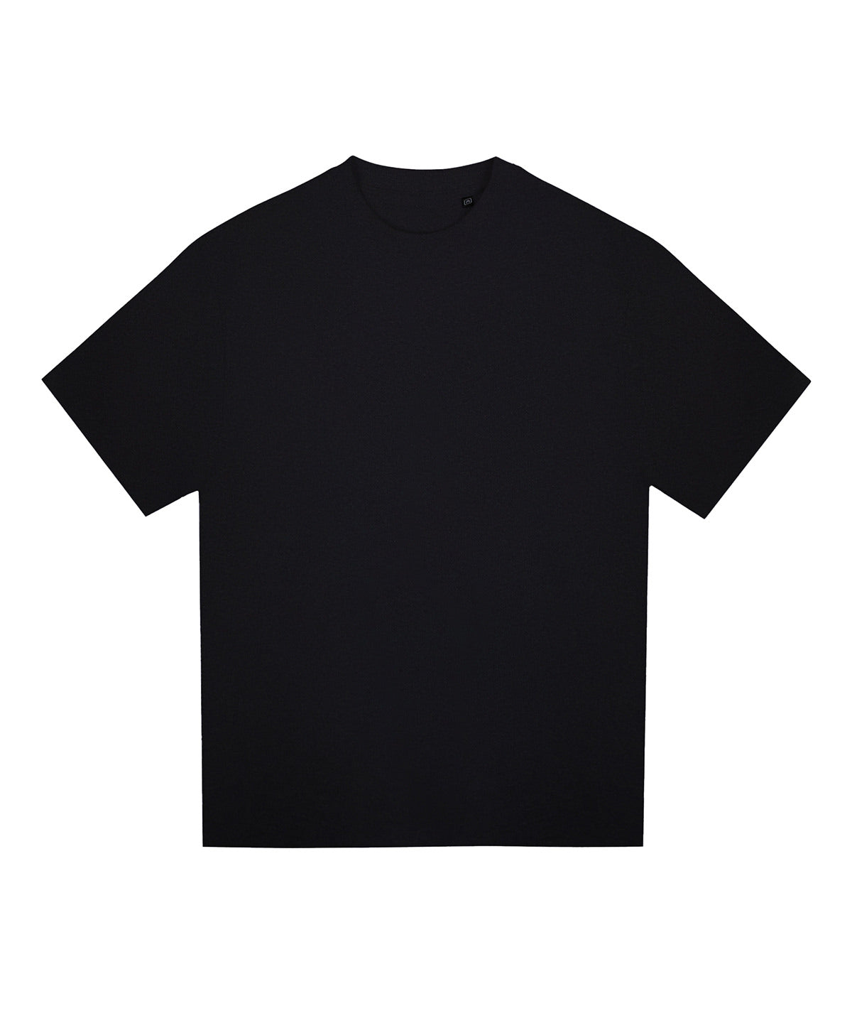 AWDis Just T's Signature heavyweight T in Deep Black, front view
