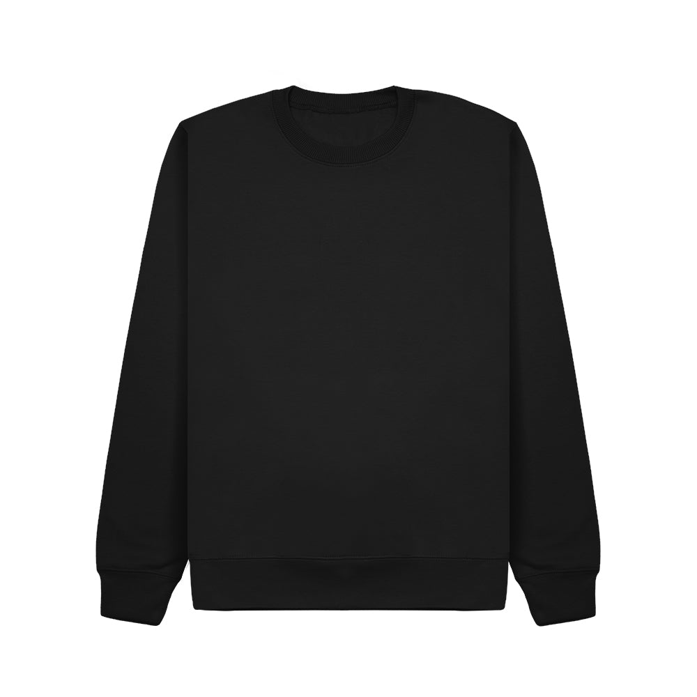 Cotton Ridge CR03 Solar Comfort Cut Sweatshirt in Jet Black