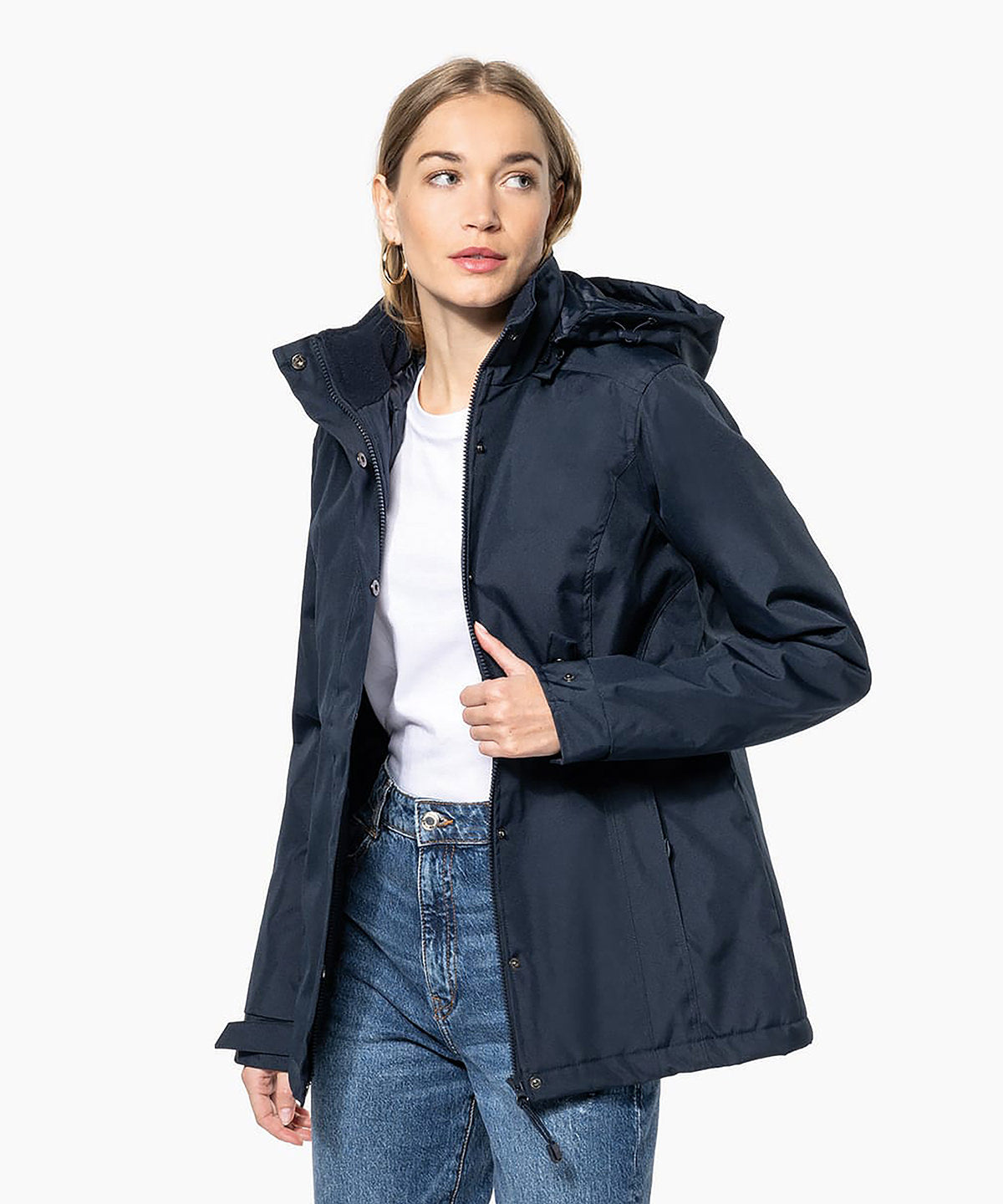 Kariban Ladies' parka, lifestyle photo
