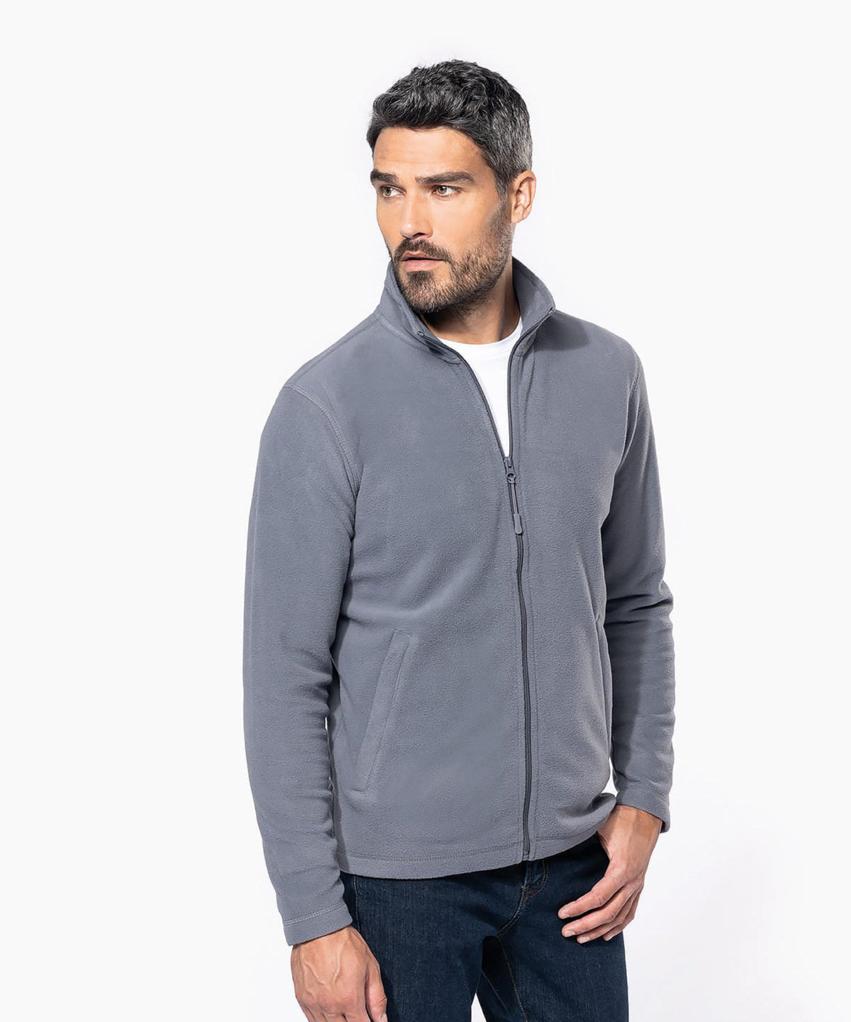 Kariban Full-zip microfleece jacket, lifestyle photo