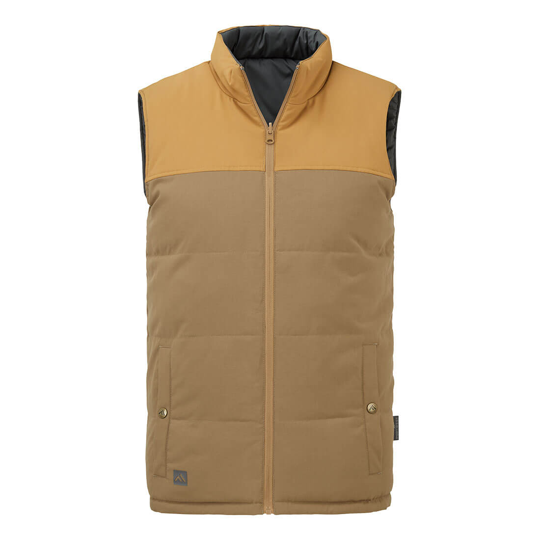 Portwest KA3 Reversible Insulated Bodywarmer in Coffee Brown, main product image