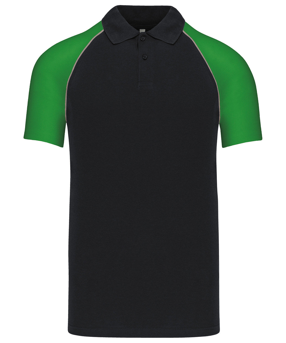 Kariban Polo baseball contrast polo shirt, lifestyle photo