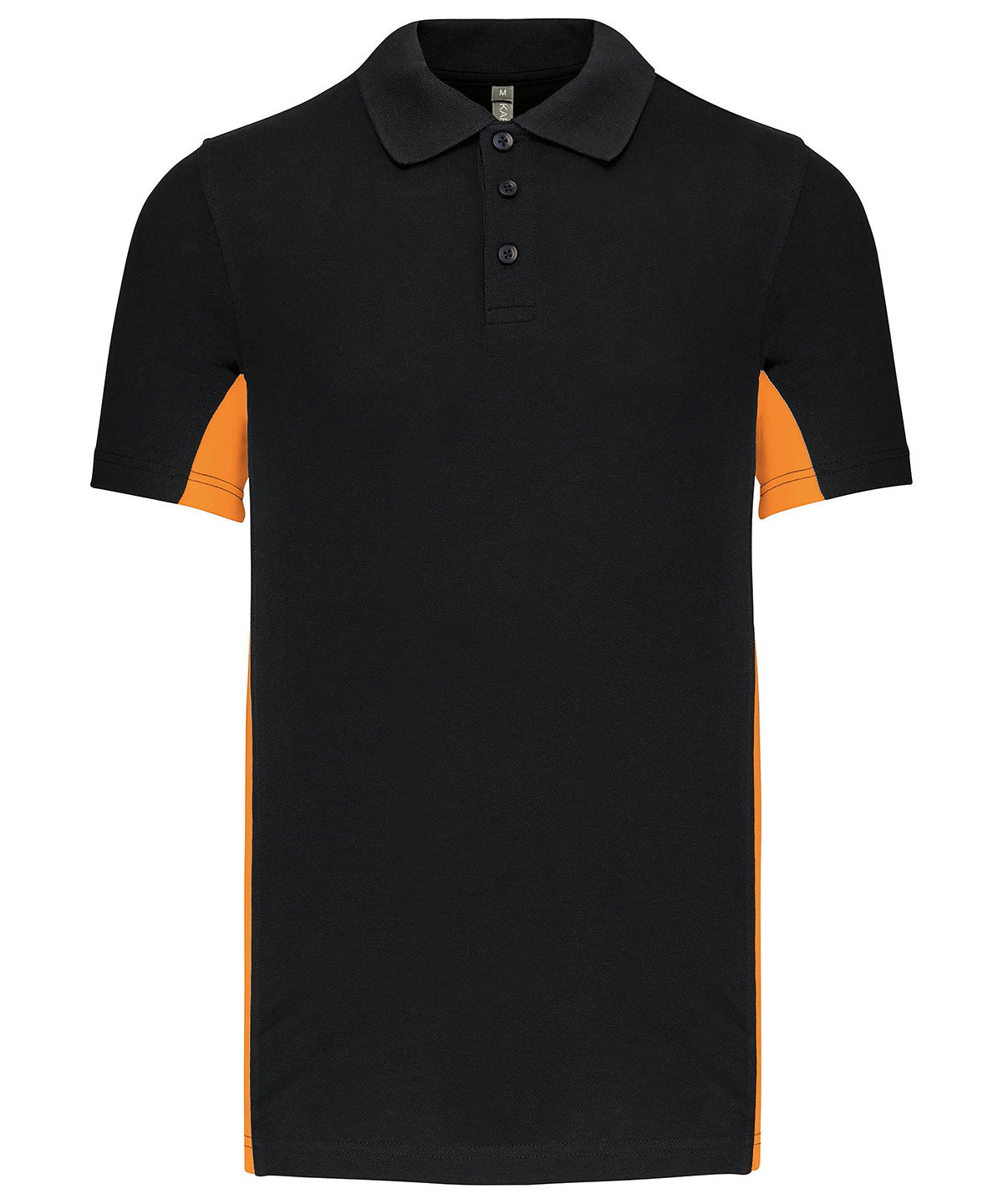 Kariban Flags short sleeve bi-colour polo shirt, lifestyle photo