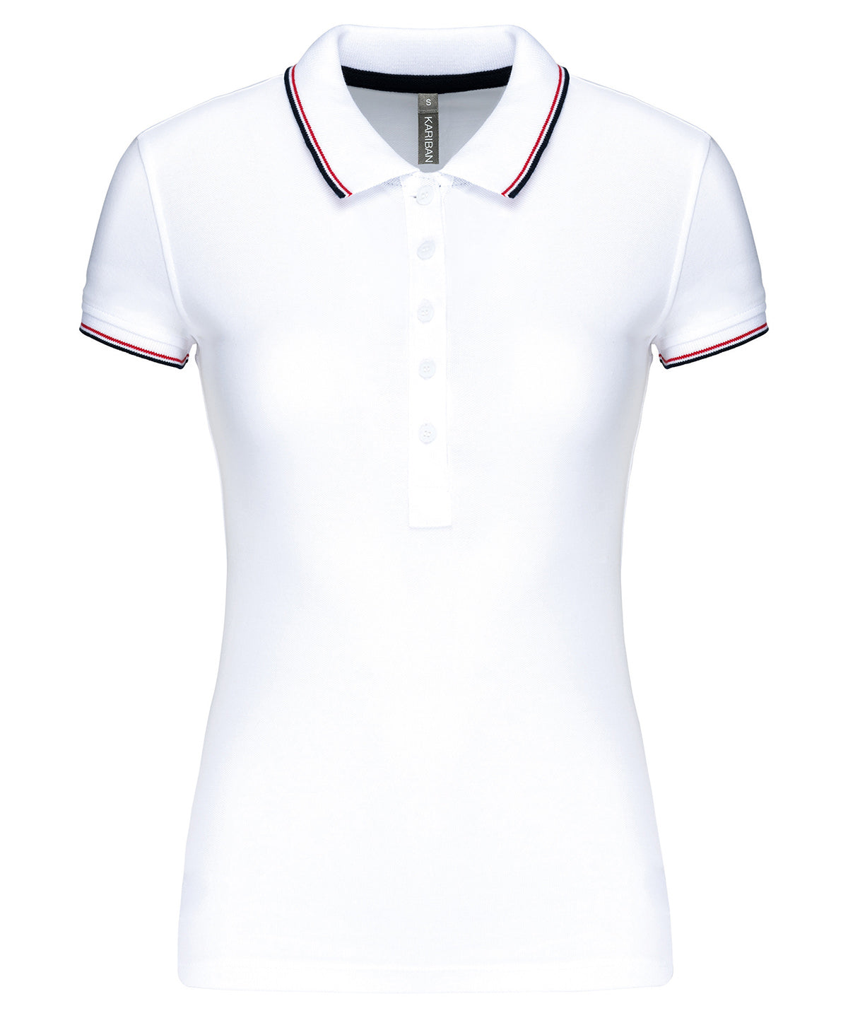 Kariban Women's short sleeve polo shirt, lifestyle photo