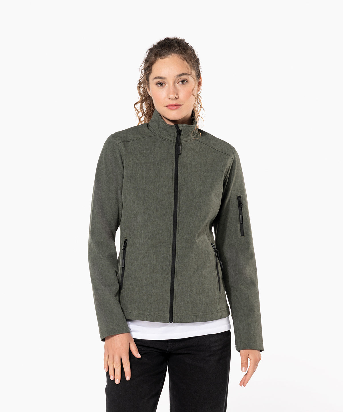Kariban Ladies' softshell jacket, lifestyle photo