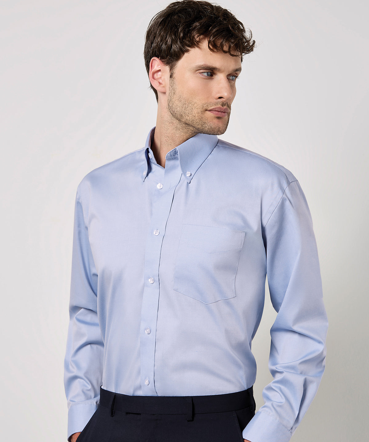 Kustom Kit Corporate Oxford shirt long-sleeved (classic fit), lifestyle photo