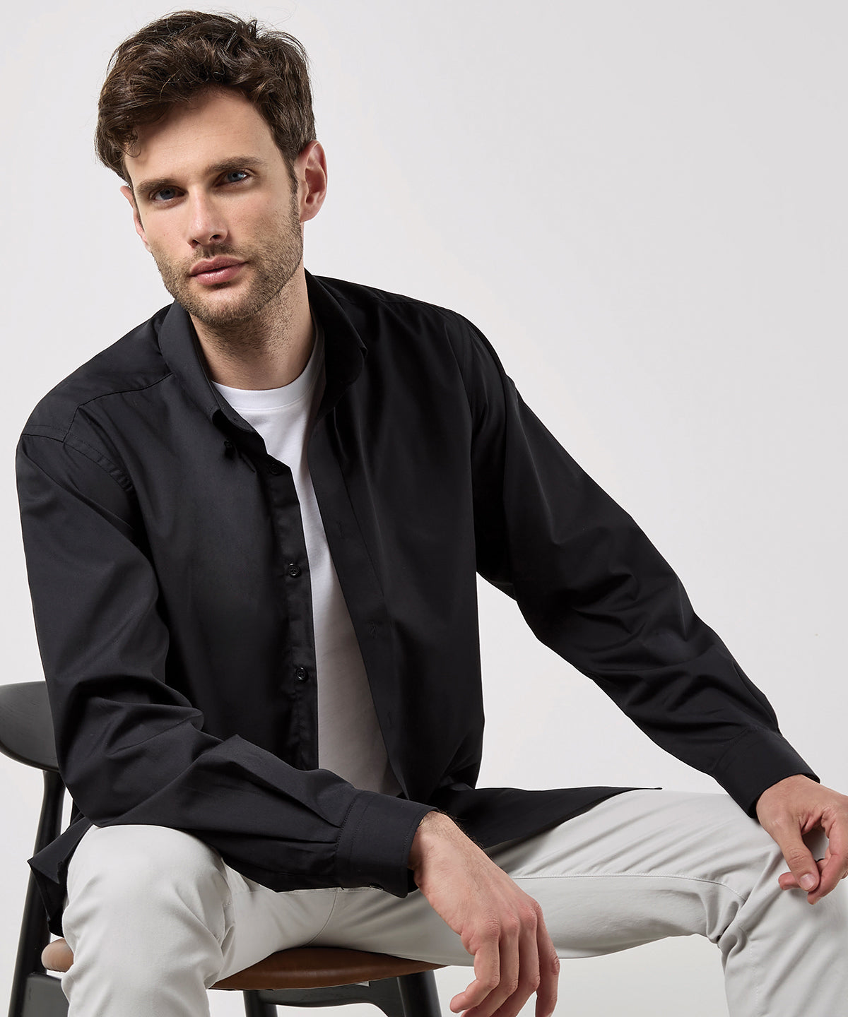 Kustom Kit Workforce shirt long-sleeved (classic fit), lifestyle photo