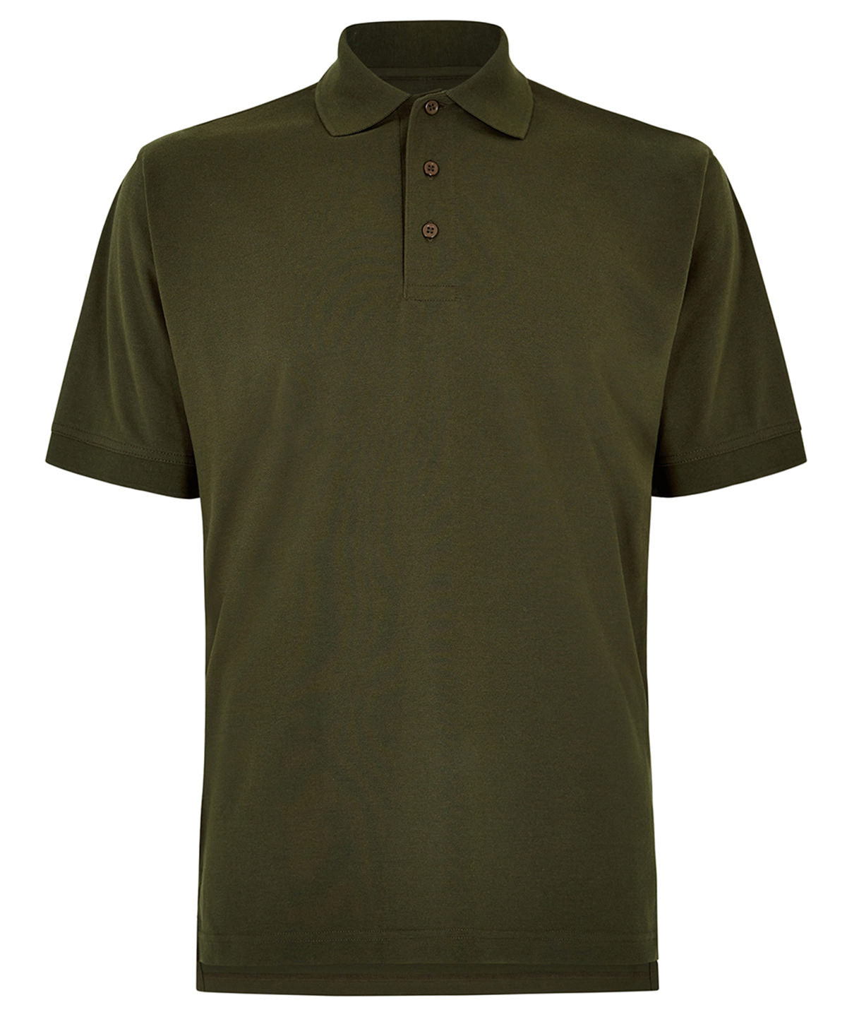 Kustom Kit Klassic polo with Superwash 60°C (classic fit) in Army Green, front view