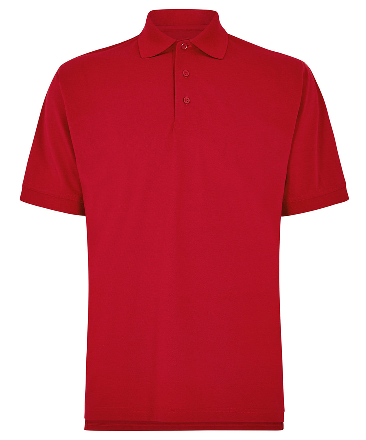 Kustom Kit Klassic polo with Superwash 60°C (classic fit) in Cardinal Red, front view