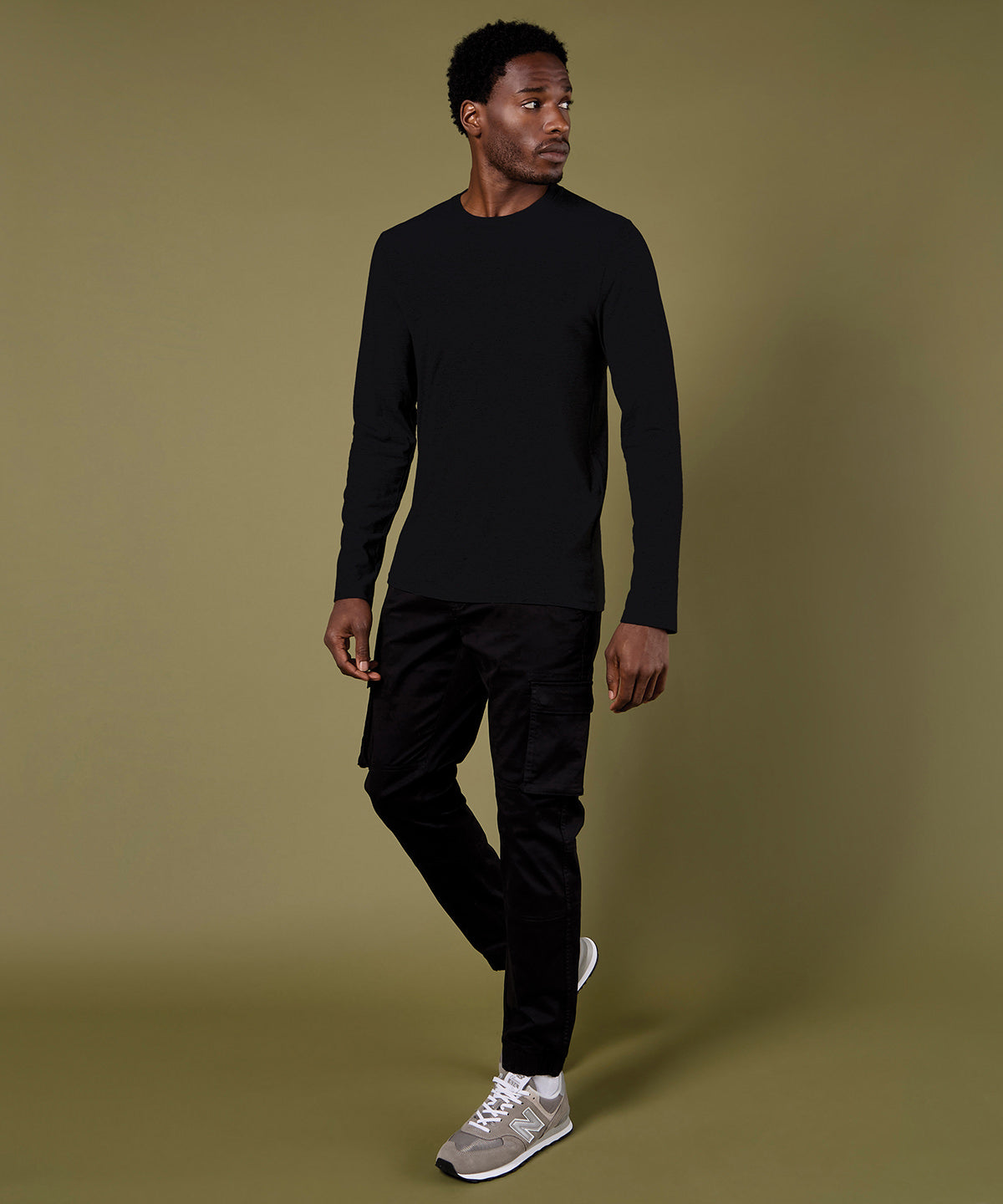 Kustom Kit Long sleeve Superwash 60°C tee (fashion fit), lifestyle photo