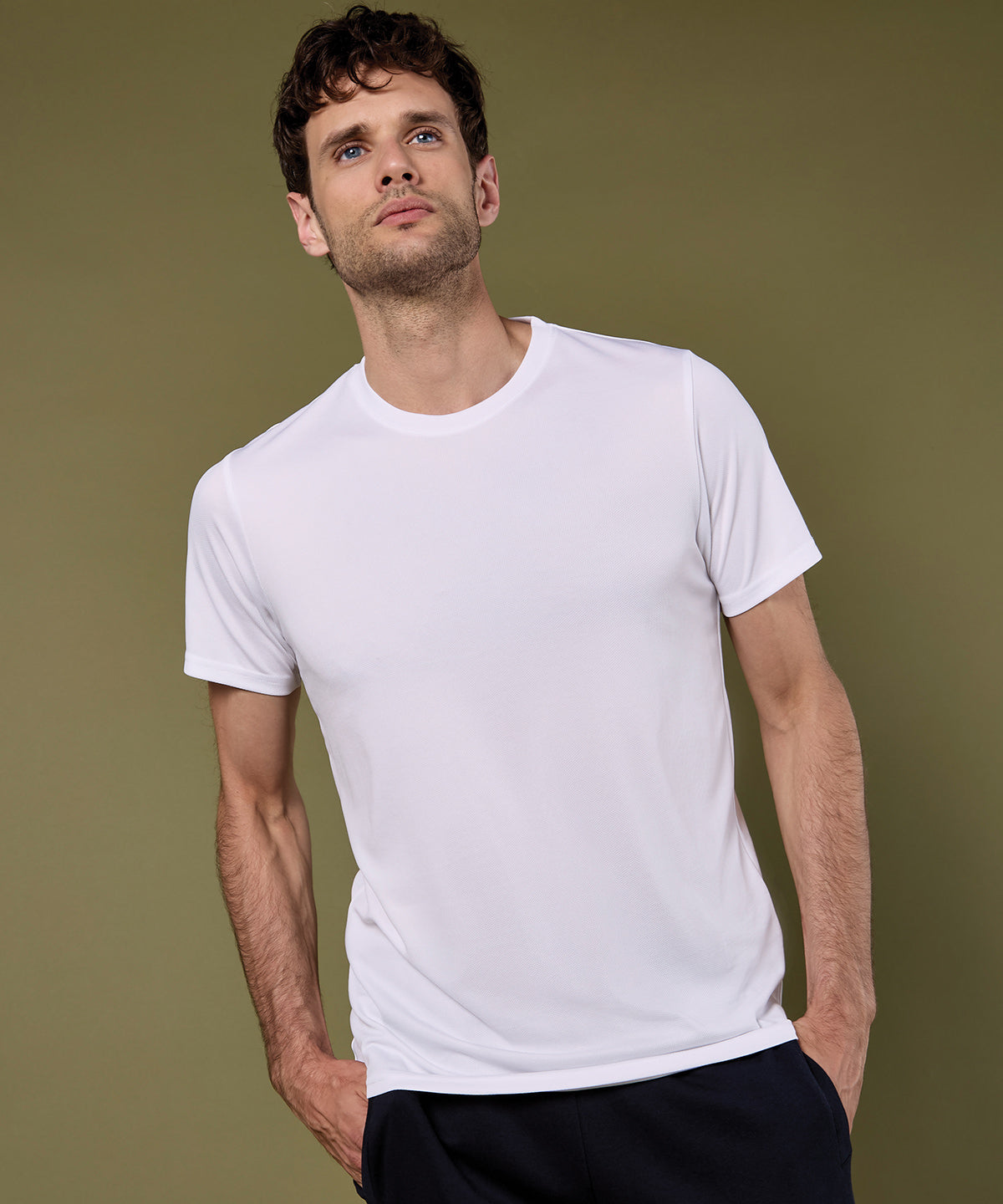 Kustom Kit Regular fit micro mesh tee with Cooltex plus, lifestyle photo