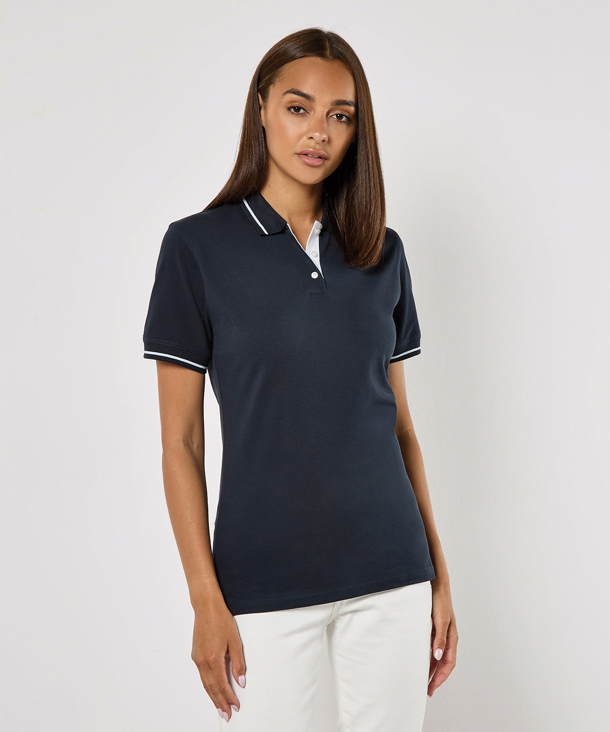 Kustom Kit Women's St Mellion polo (classic fit), lifestyle photo
