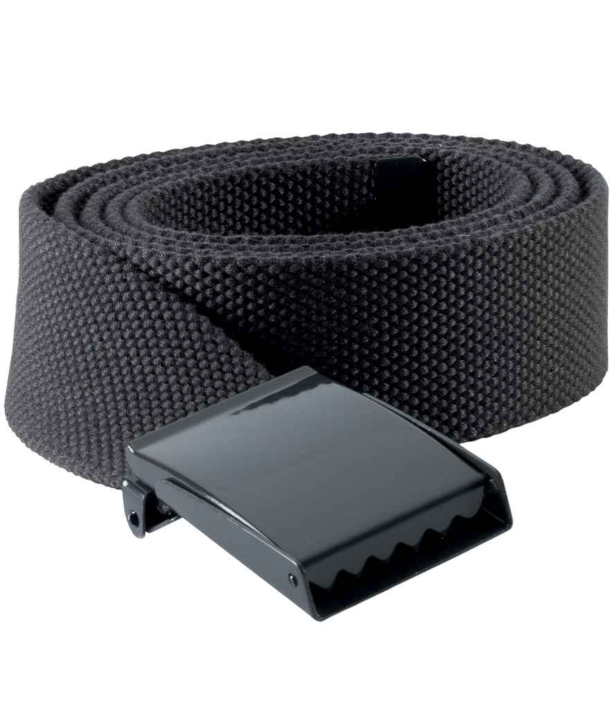 K-Up Polyester Belt in Dark Grey, front view