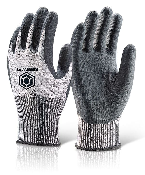 Click Beeswift Micro Foam Nitrile Cut Level B Gloves, main product image