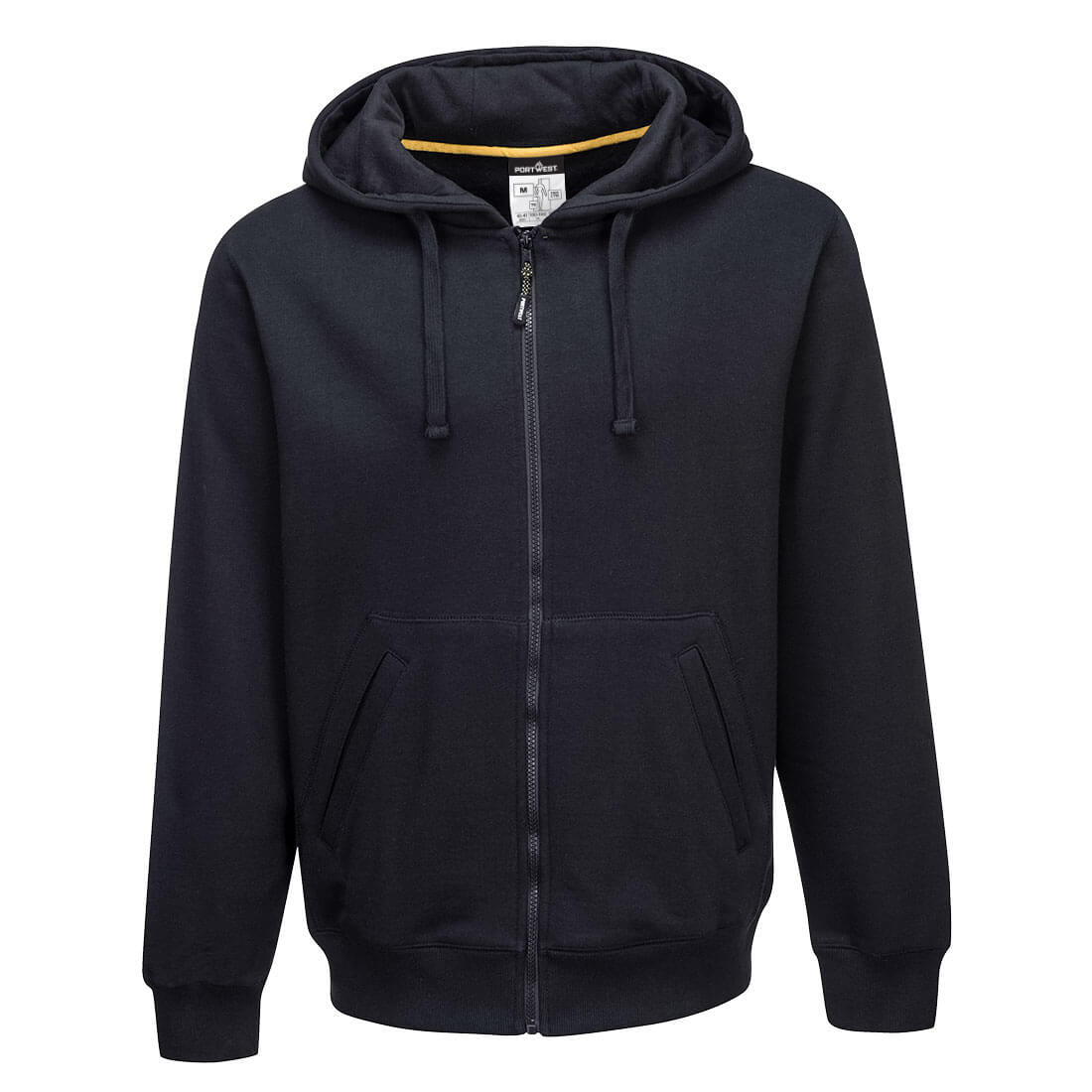 Portwest Nickel Sweatshirt Hoodie in Black, main product image
