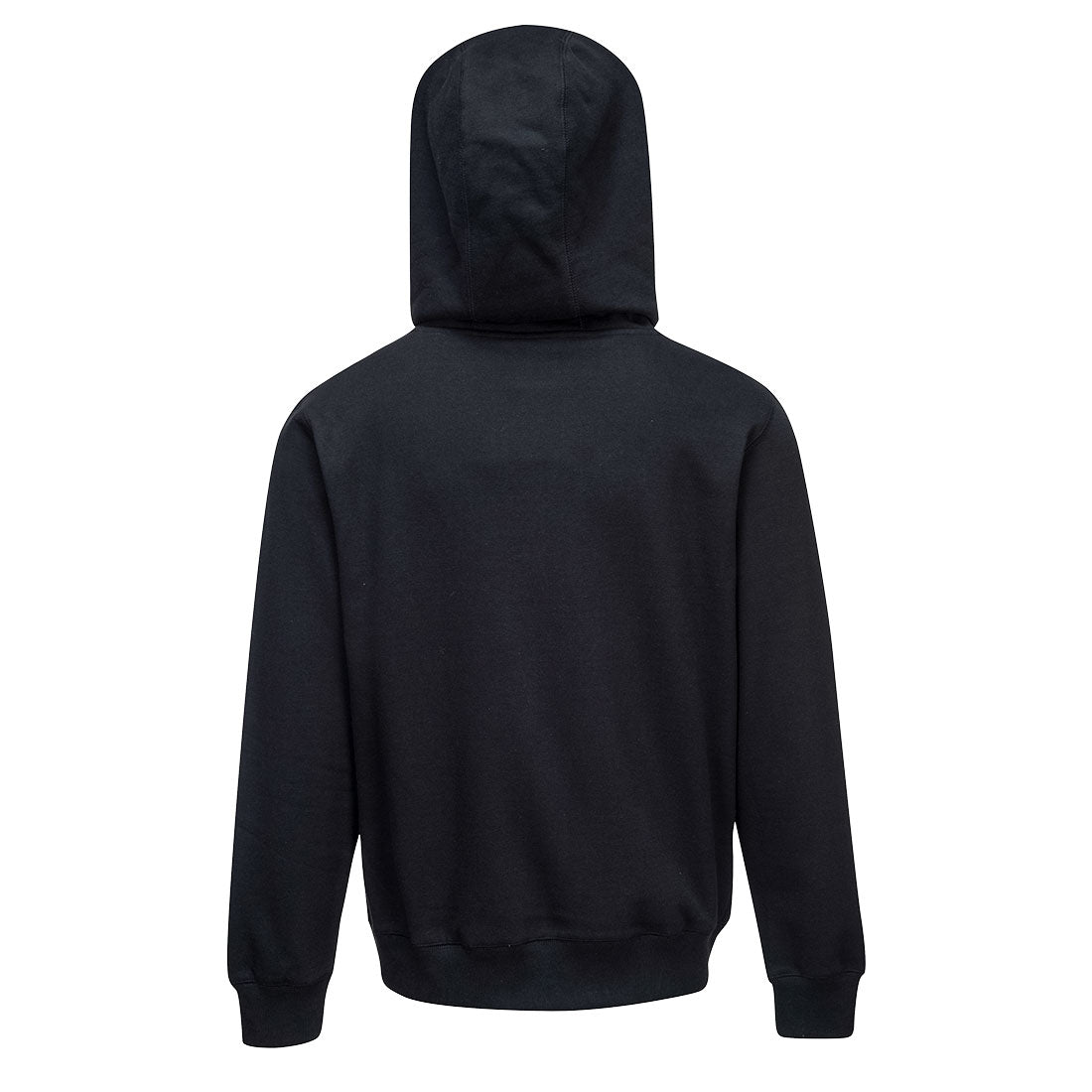 Portwest KS31 Nickel Sweatshirt Hoodie in Black, back view