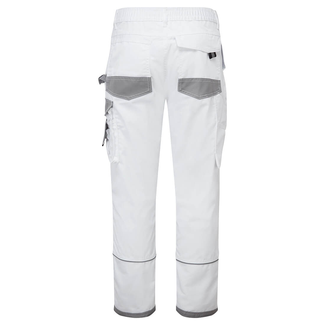 Portwest KS54 Painters Pro Trousers in White, back view