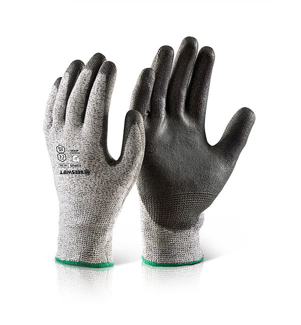 Click Beeswift PU Coated Cut Level 5 Gloves, main product image