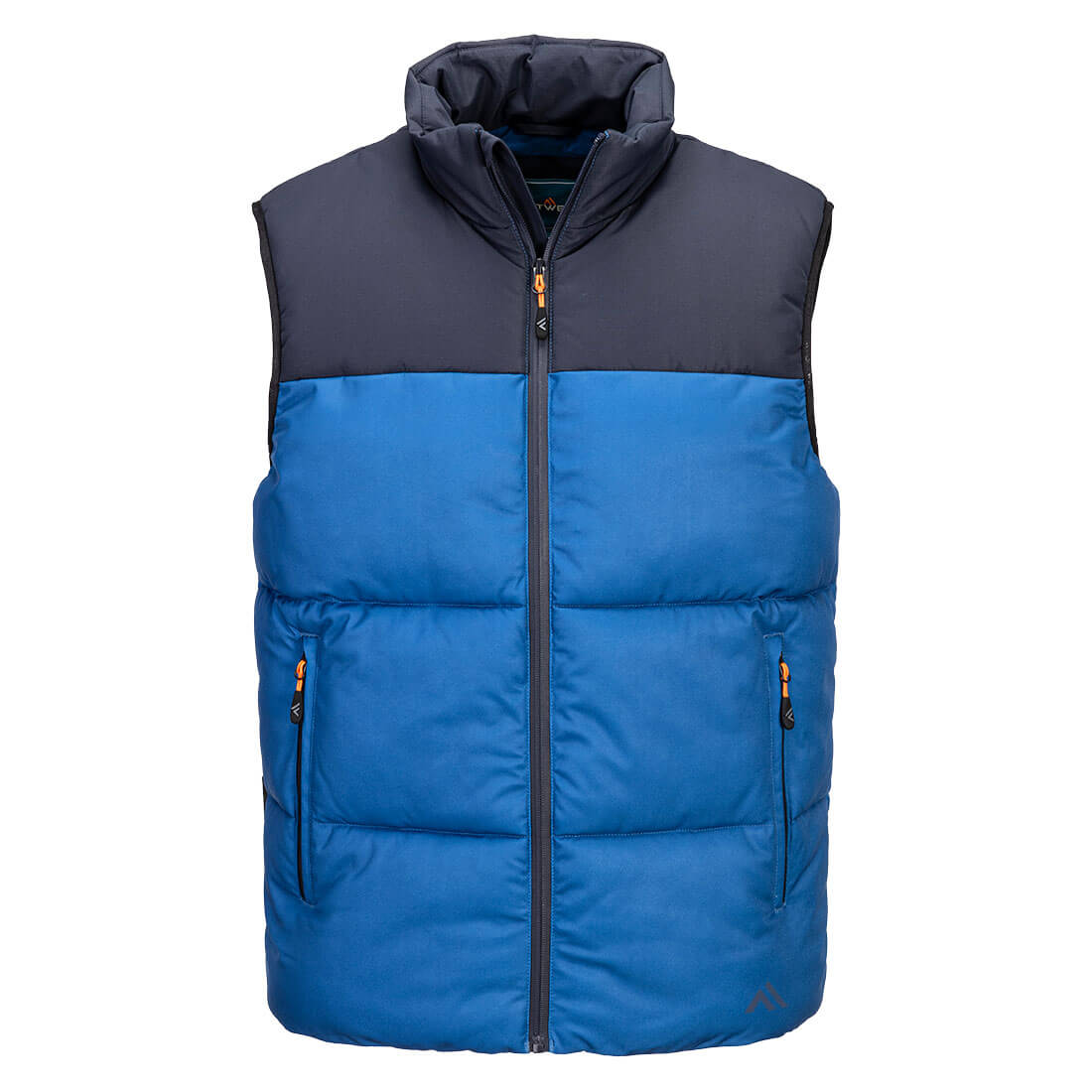 Portwest KX3 Sport Downlike Baffle Gilet in Quartz/Dark Navy, image 2