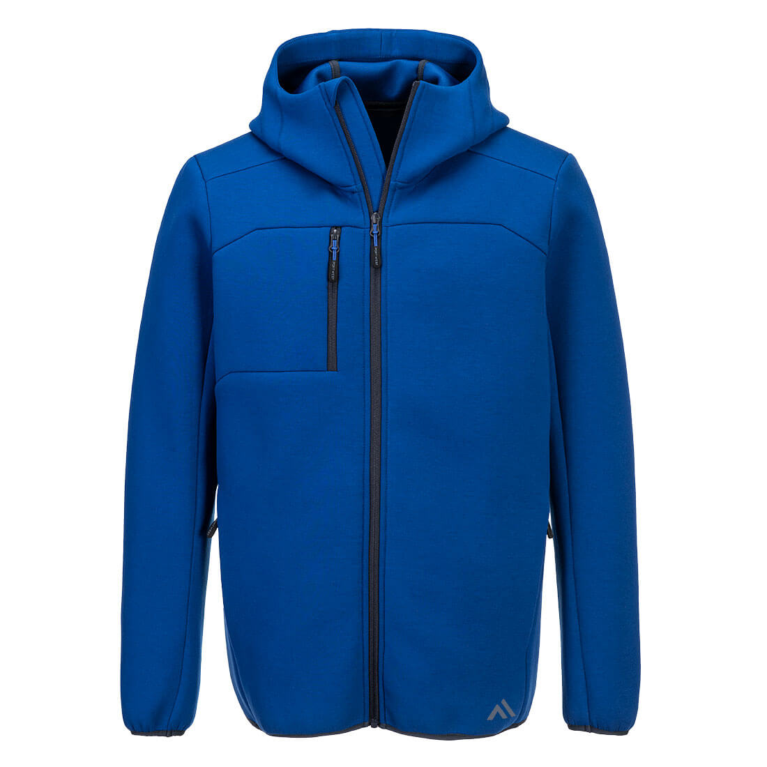 Portwest KX3 Sport Zip Hooded Sweater in Quartz Blue, image 2