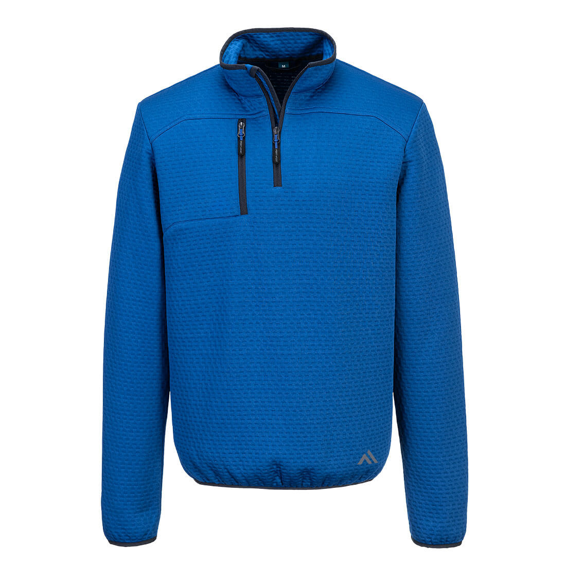 Portwest KX3 Sport Textured 1/4 Zip Sweatshirt in Quartz Blue, image 2