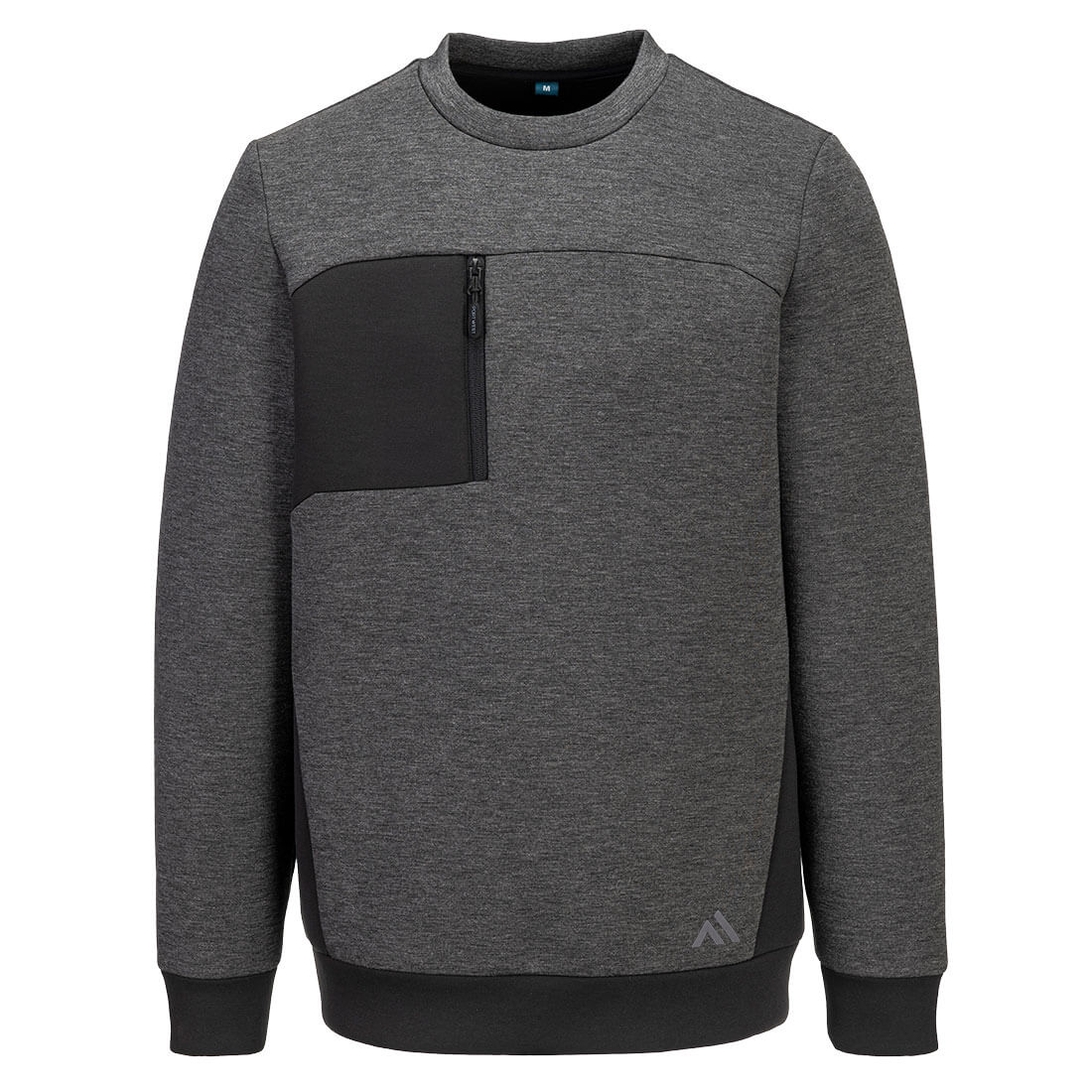 Portwest KX3 Sport Tech Sweatshirt in Metal Grey, main product image