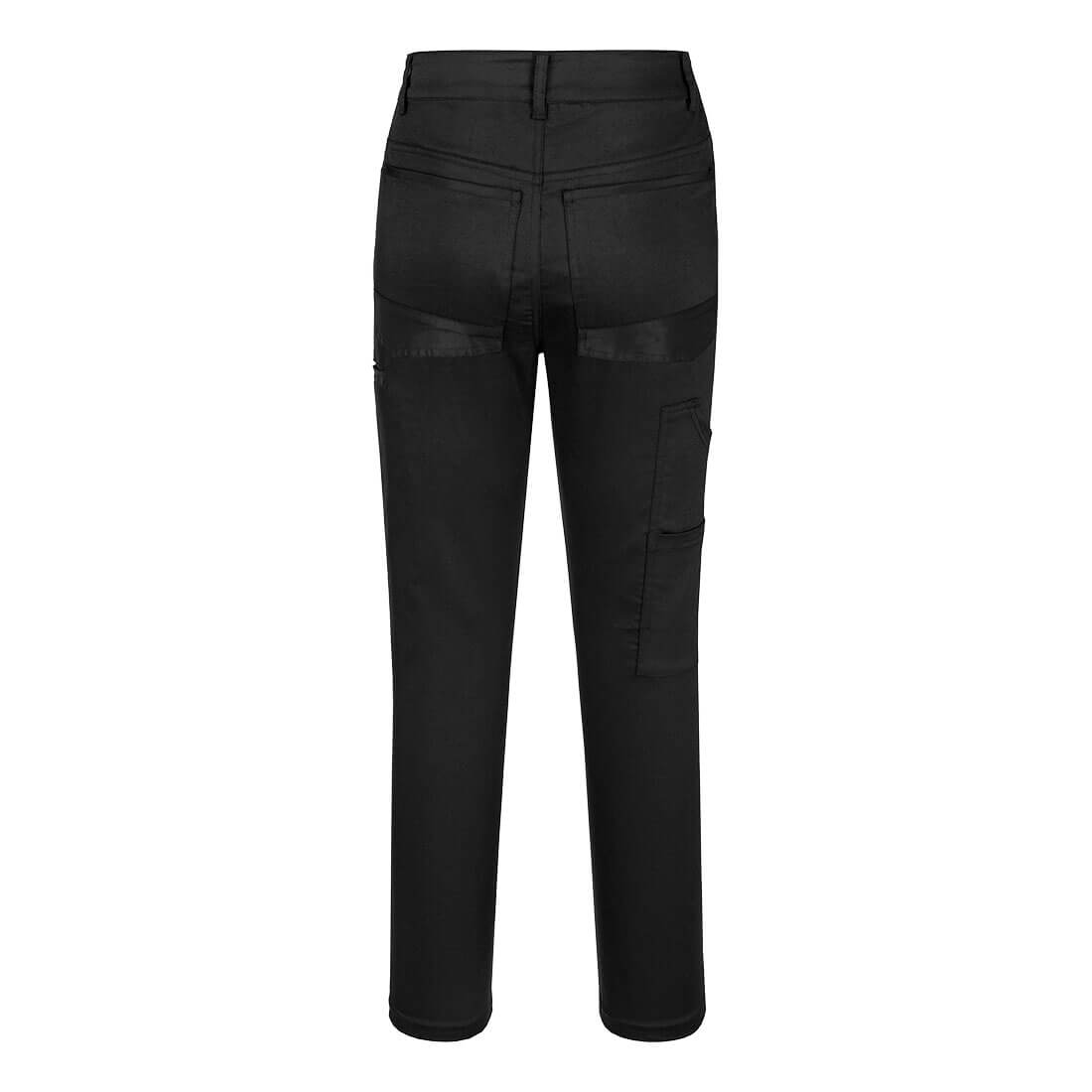 Portwest KX383 KX3 Women’s Flexi Work Trousers in Black, back view