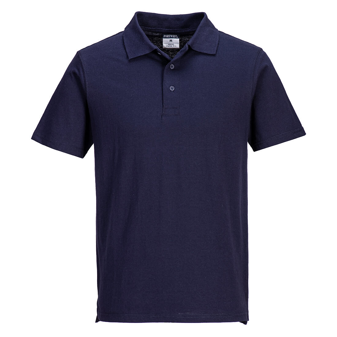 Portwest Lightweight Jersey Polo Shirt S/S (48 in a box) in Navy, image 2