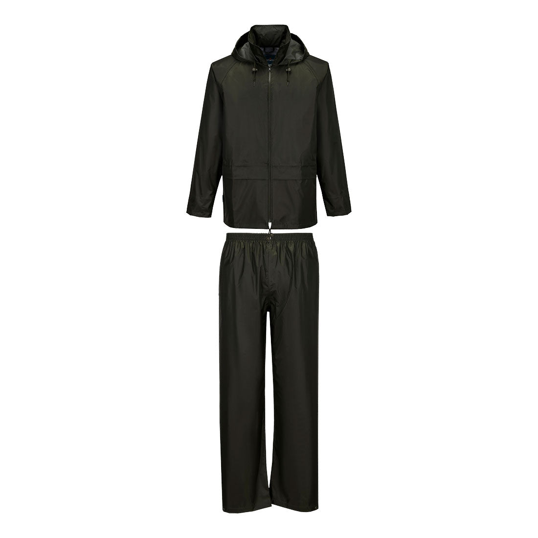 Portwest Essentials Rainsuit (2 Piece Suit) in Forest Nights, main product image