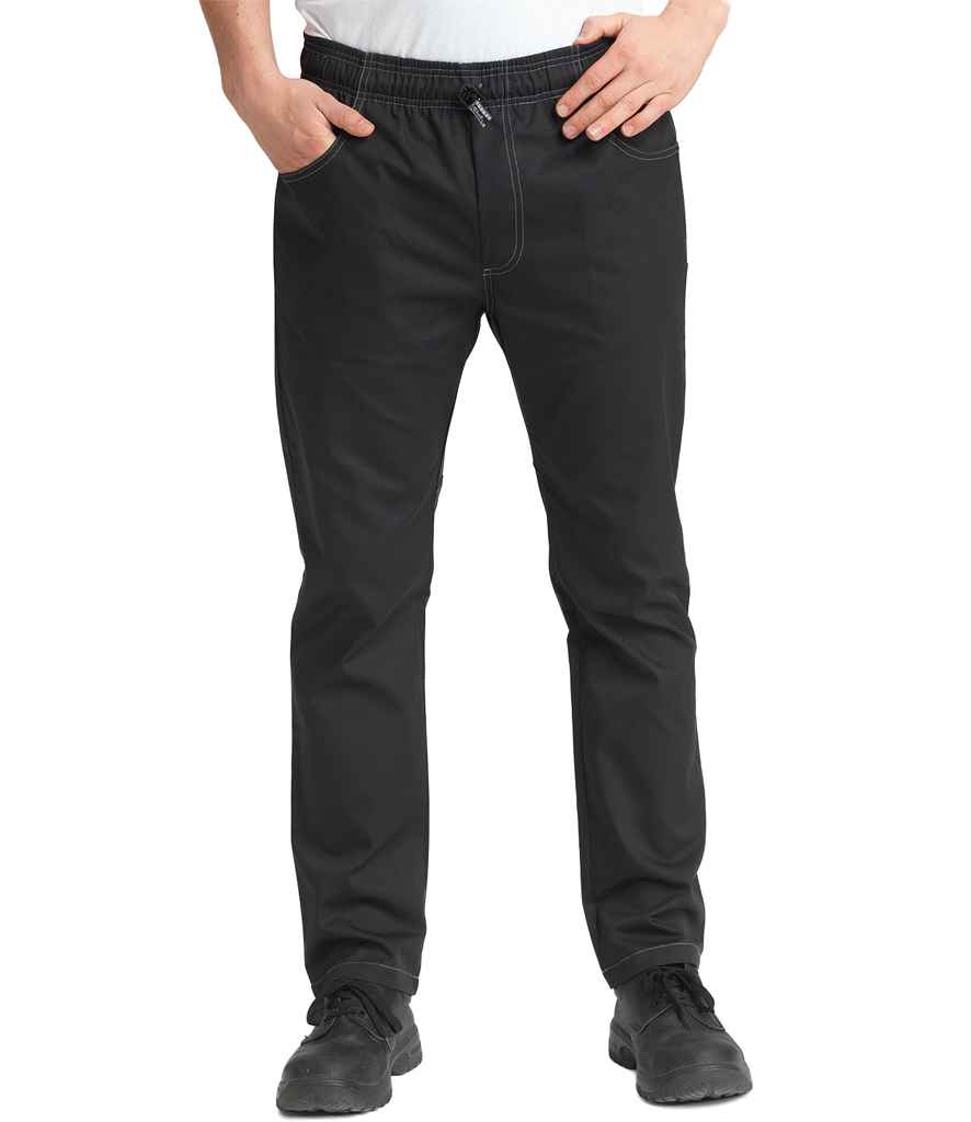 Le Chef Prep Trousers in Black