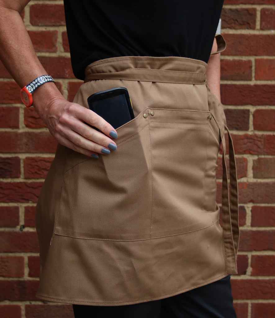 Le Chef Utility Waist Apron in Khaki