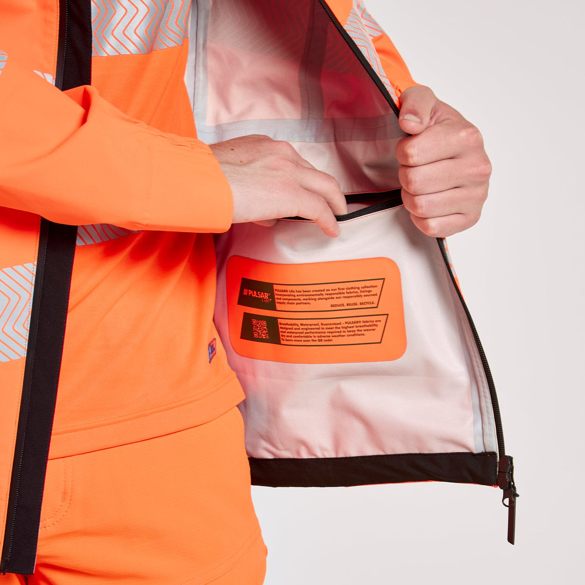 Pulsar Shell Jacket Orange, image 8
