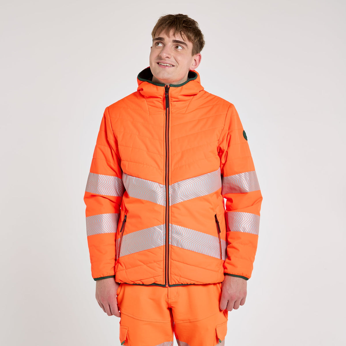 Pulsar Reversible Puffer Jacket Orange, main product image
