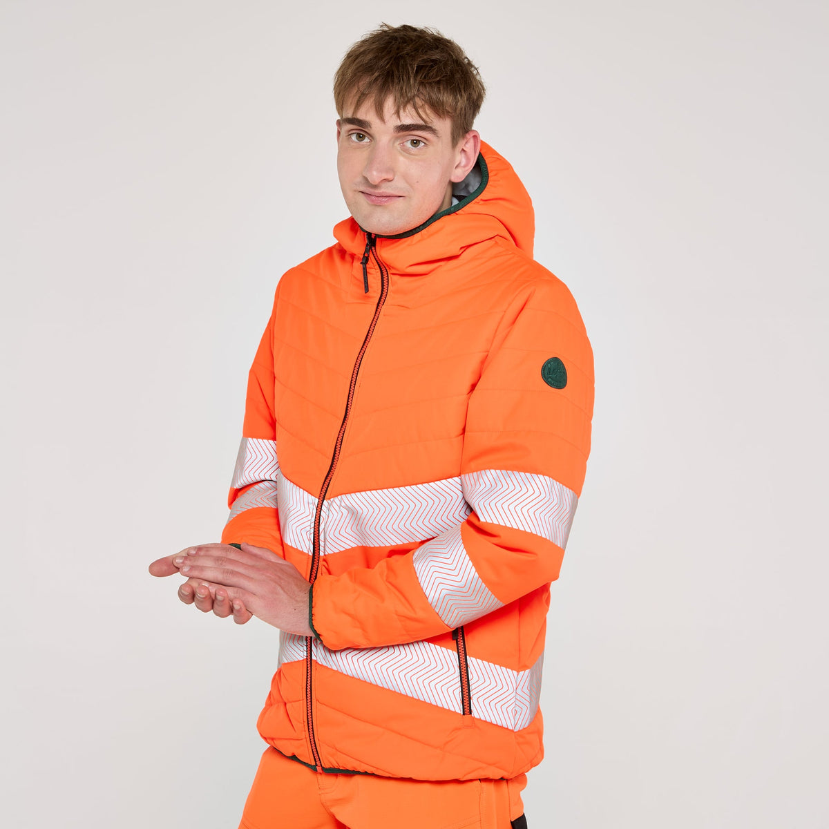 Pulsar Reversible Puffer Jacket Orange, image 2