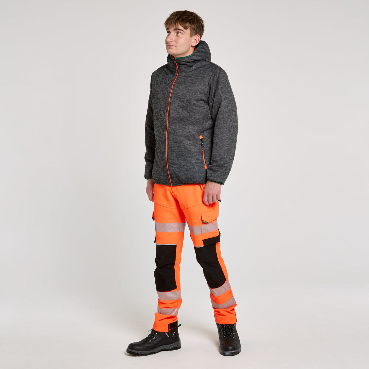 Pulsar Reversible Puffer Jacket Orange, image 5