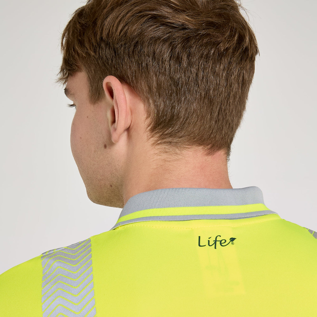 Pulsar Short Sleeve Polo Shirt Yellow - Bamboo Content, image 4