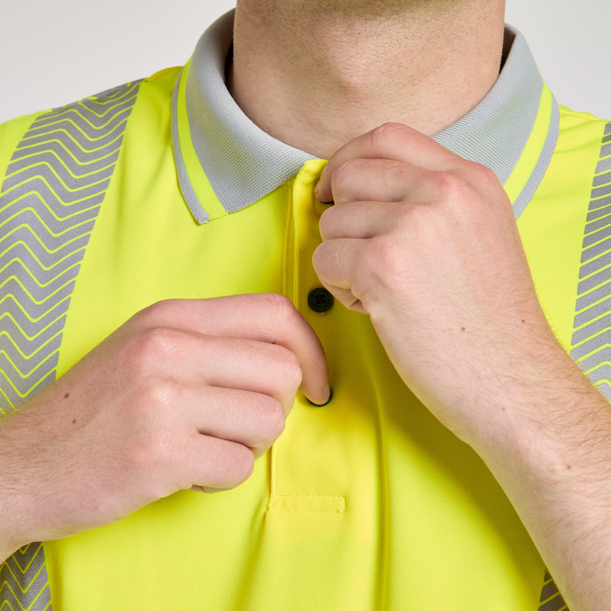 Pulsar Short Sleeve Polo Shirt Yellow - Bamboo Content, image 3