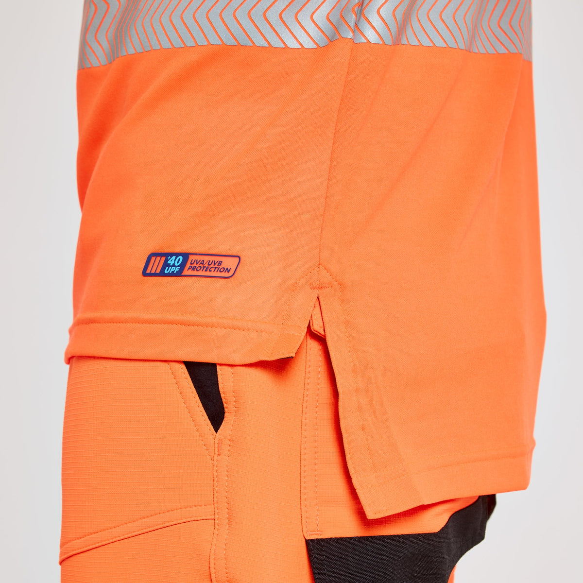 Pulsar Short Sleeve Polo Shirt Orange - Bamboo Content, image 5