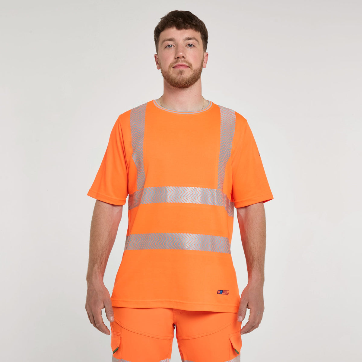 Pulsar Short Sleeve T-Shirt Orange - Bamboo Content, main product image