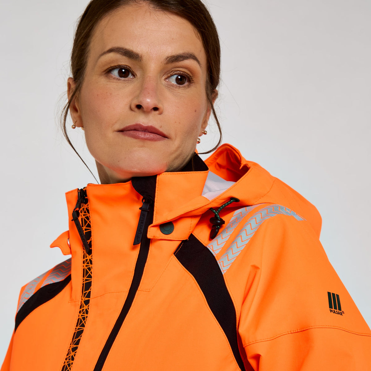 Pulsar Women's Shell Jacket Orange, image 4
