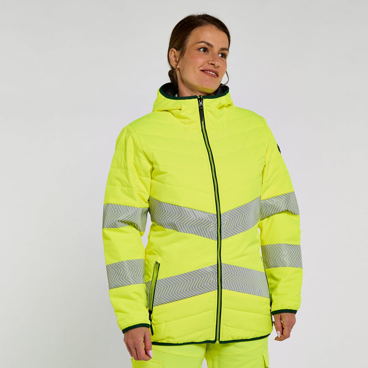 Pulsar Women's Reversible Puffer Jacket Yellow, main product image
