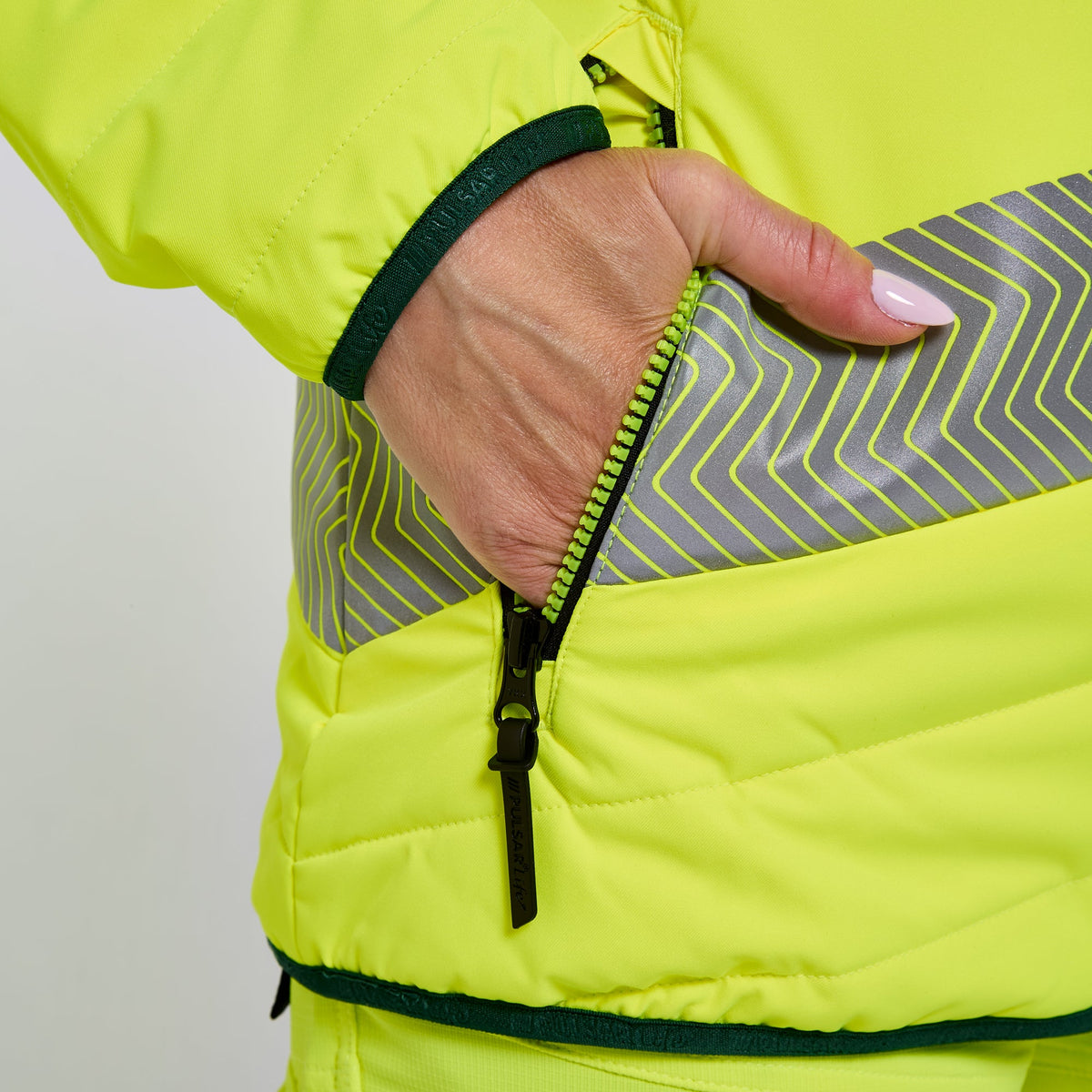Pulsar Women's Reversible Puffer Jacket Yellow, image 4