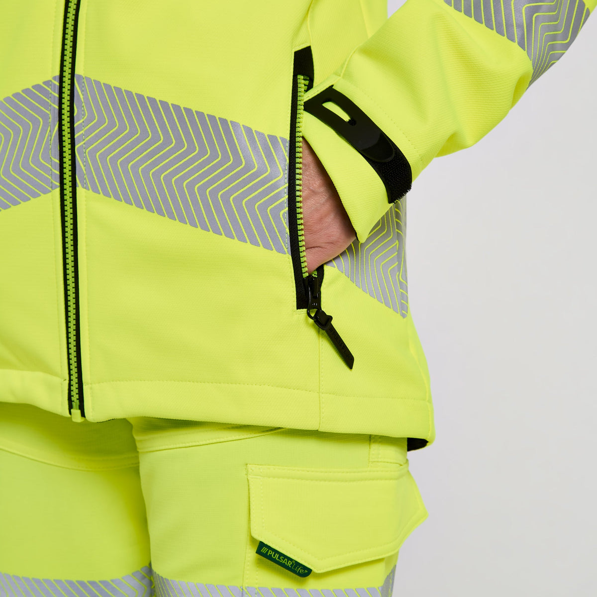 Pulsar Women's Softshell Jacket Yellow, image 6