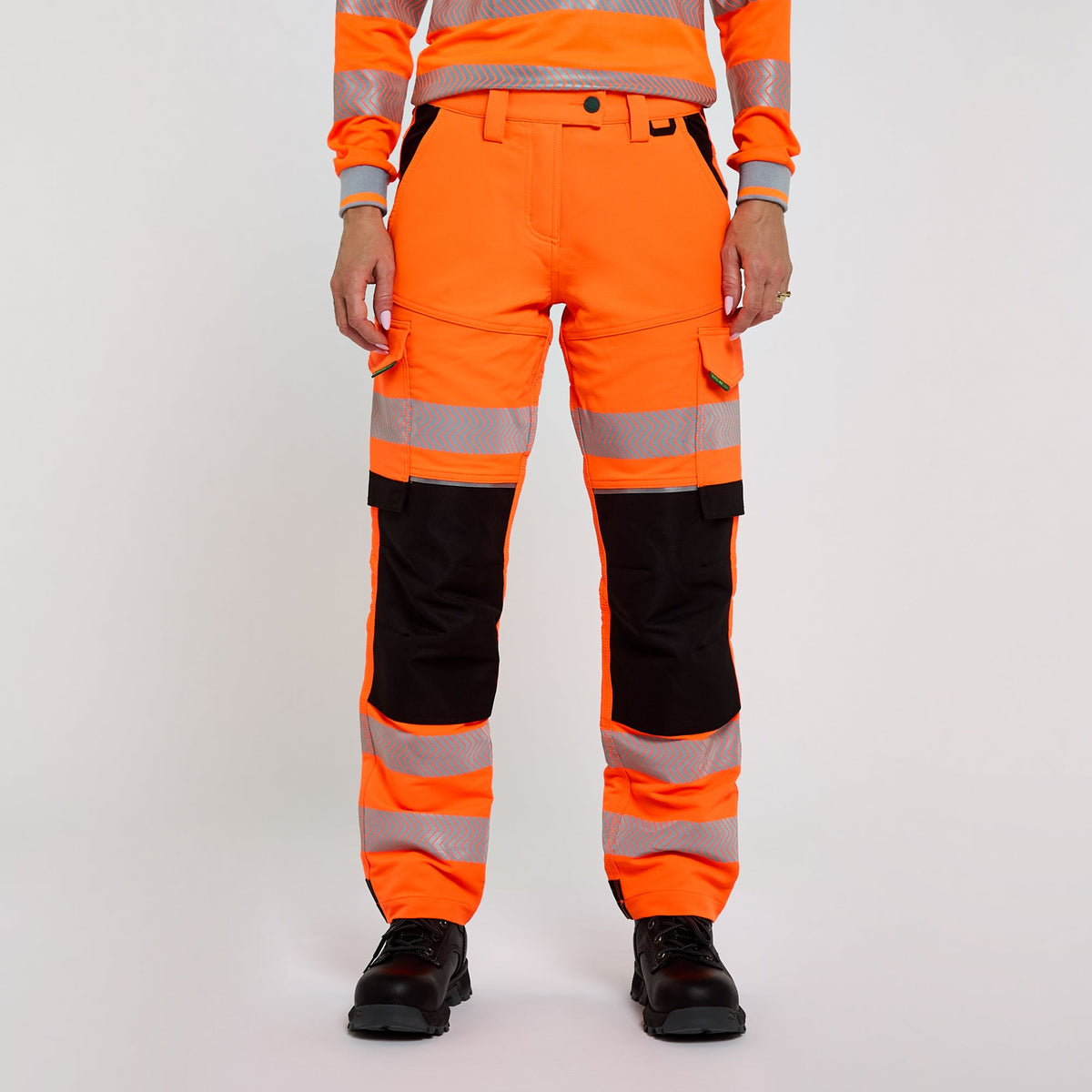 Pulsar Women's Stretch Combat Trousers Orange, main product image