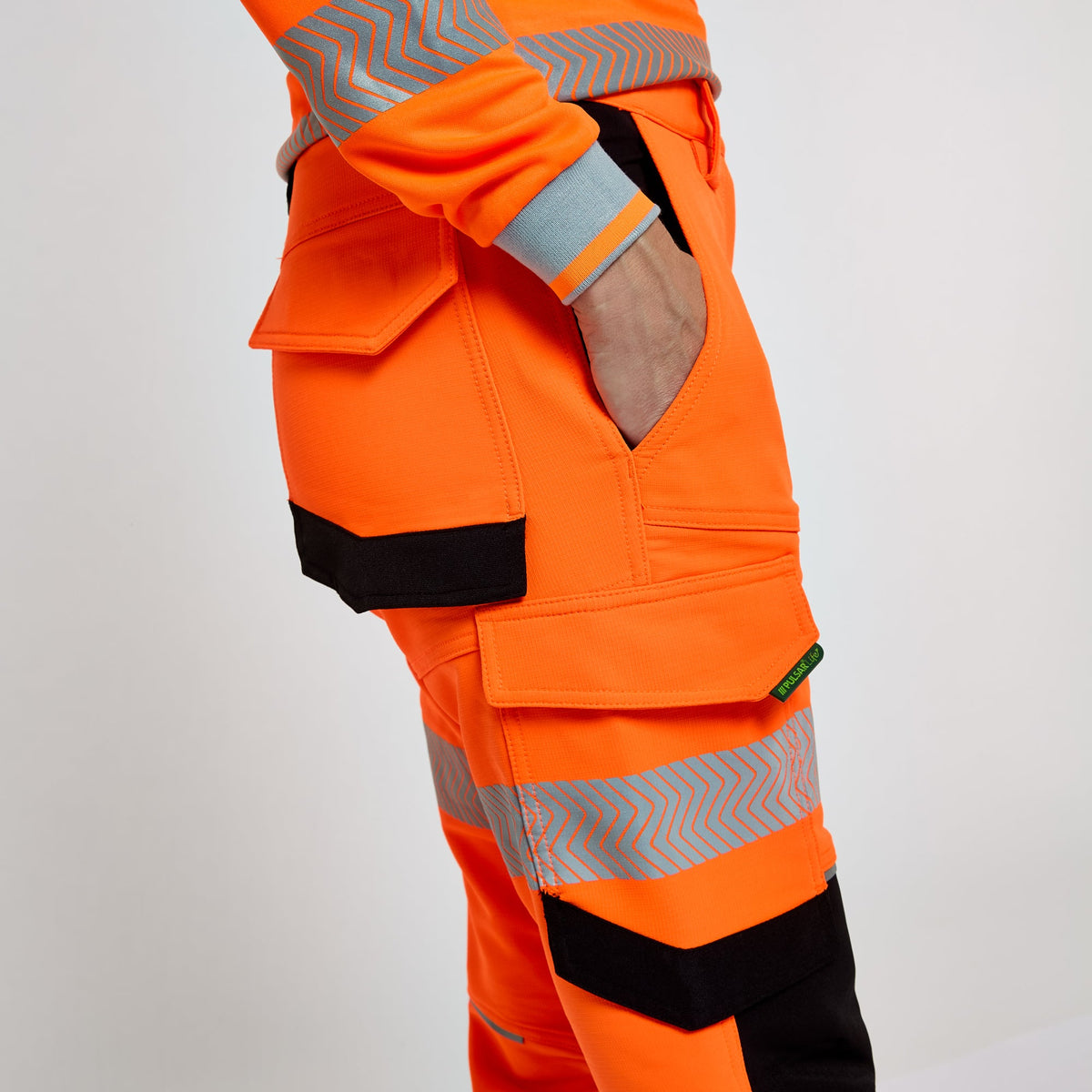 Pulsar Women's Stretch Combat Trousers Orange, image 5