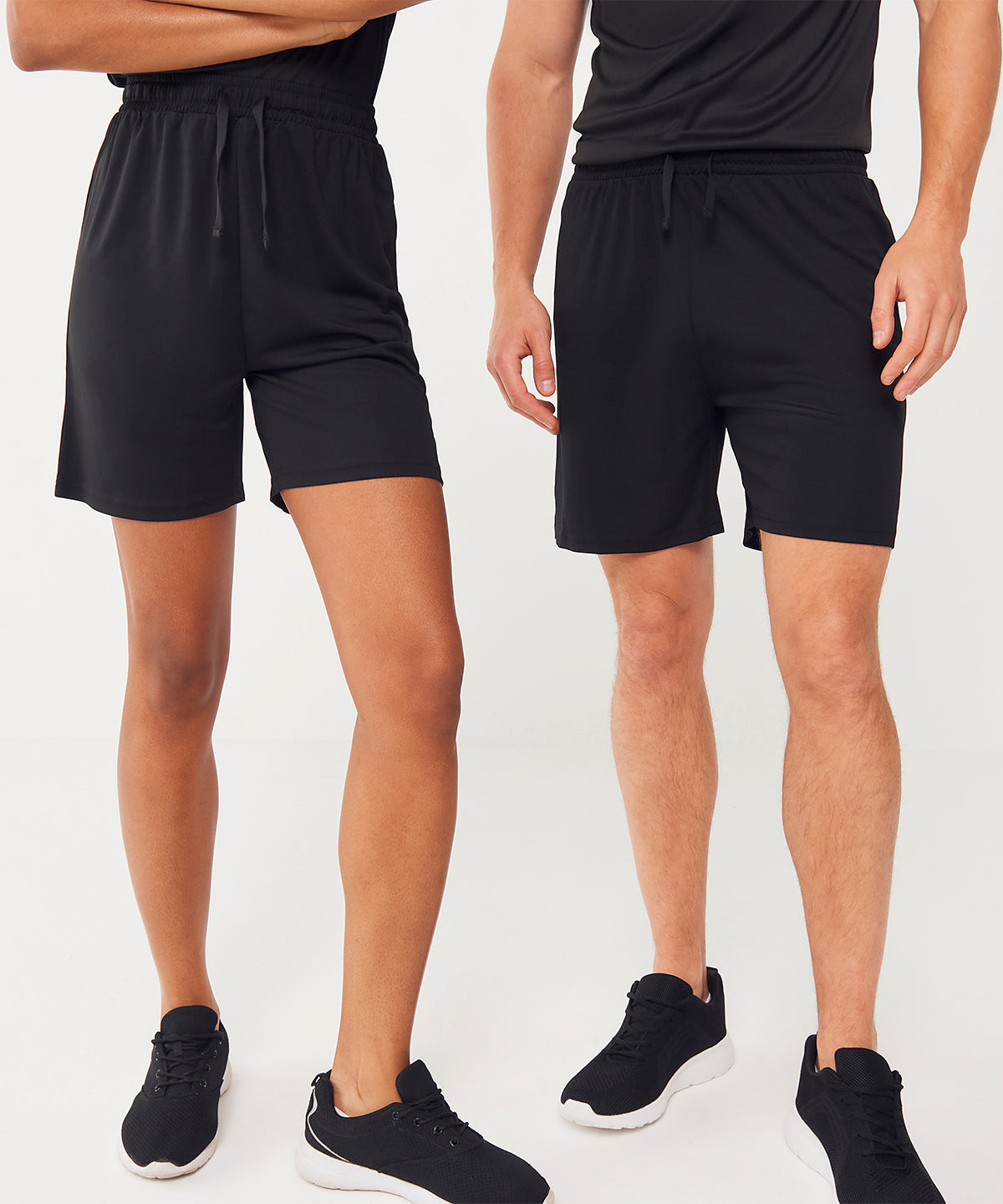 Finden & Hales Adults team shorts no pockets, lifestyle photo
