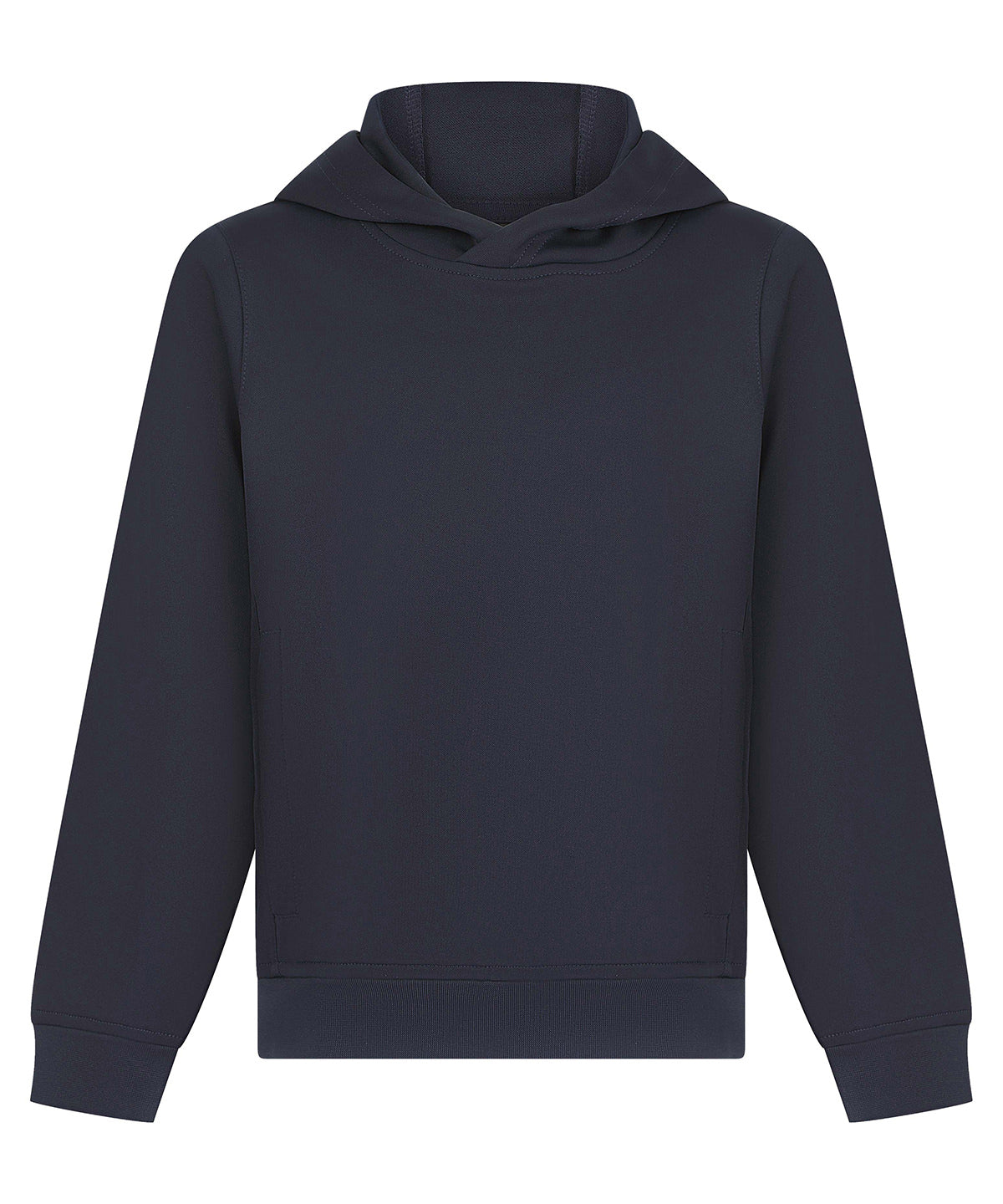 Finden & Hales Kids' team hoodie in Navy, front view